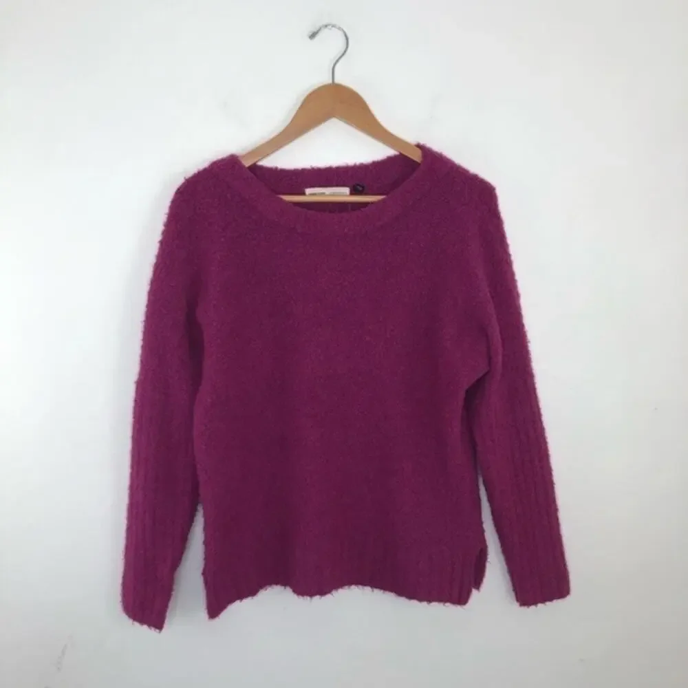 Anthropologie Sleeping on Snow Lavinia Alpaca Boucle Pullover Sweater Size XS